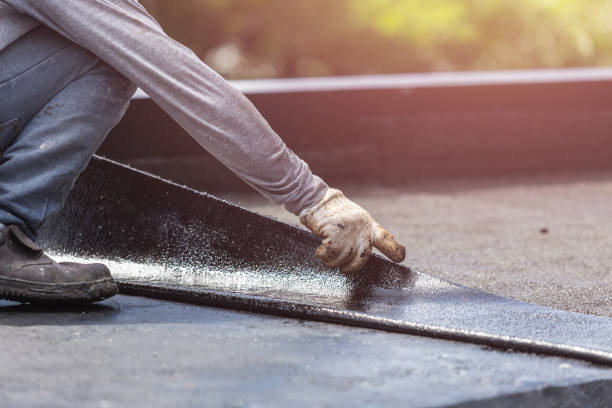 Professional Waterproofing technician working in Medora, IN